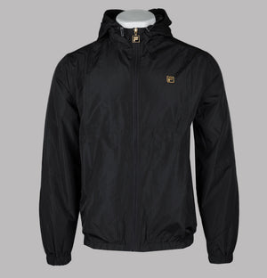 Fila Gold Ian Hooded Jacket Black