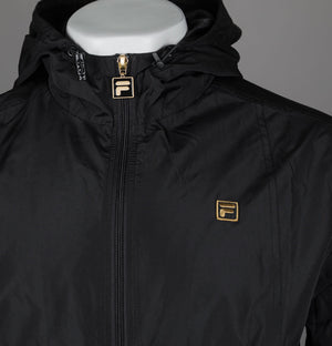 Fila Gold Ian Hooded Jacket Black