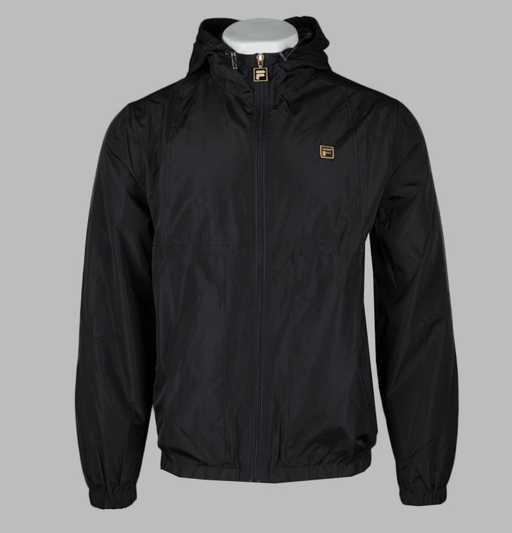 Fila Gold Ian Hooded Jacket Black