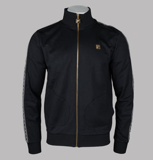 Fila Gold Roman Track Top Black