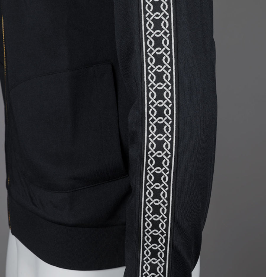 Fila Gold Roman Track Top Black
