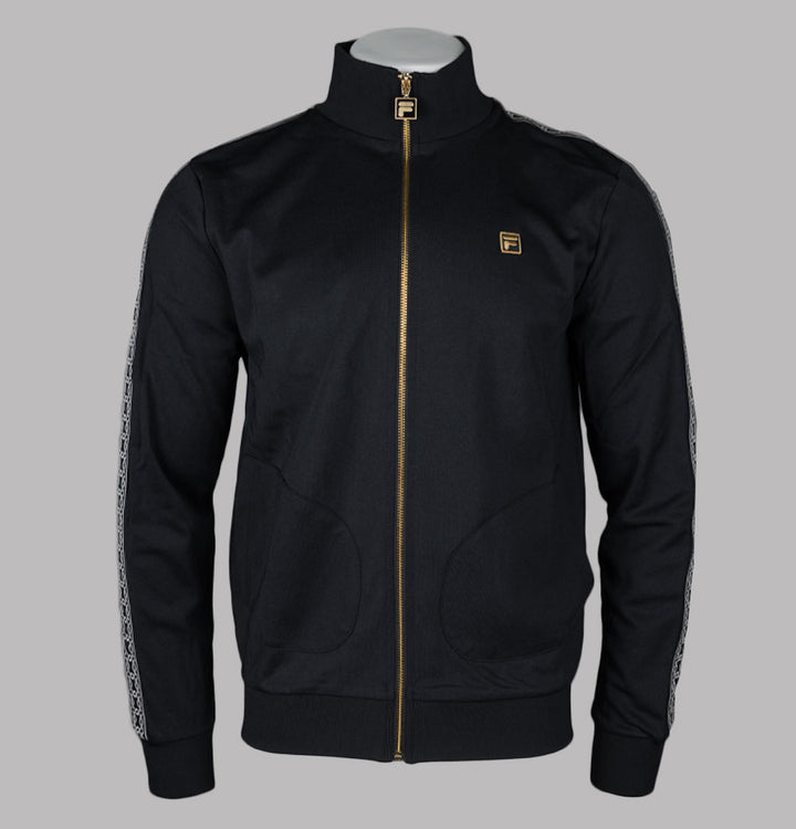 Fila Gold Roman Track Top Black