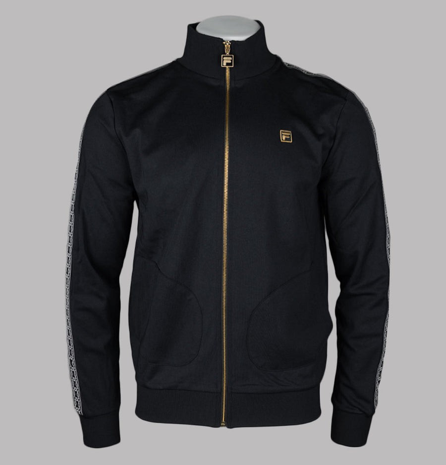 Fila Gold Roman Track Top Black