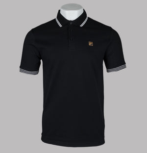 Fila Gold Soren 2 Polo Shirt Black