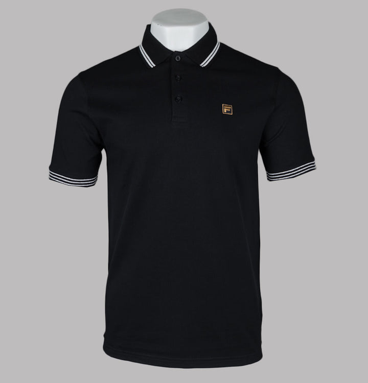 Fila Gold Soren 2 Polo Shirt Black
