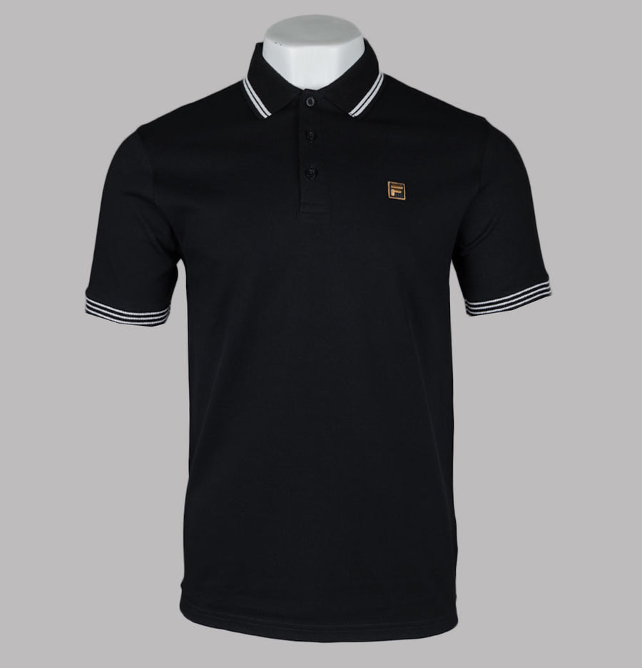Fila Gold Soren 2 Polo Shirt Black