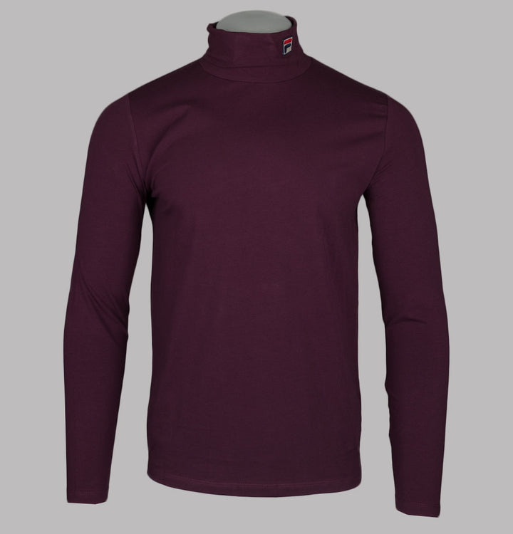 Fila Vintage 19th Roll Neck LS T-Shirt Fig