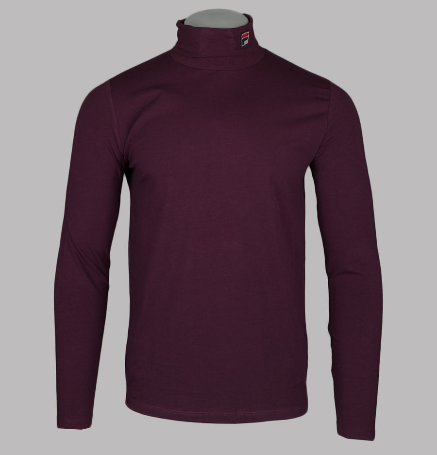 Fila Vintage 19th Roll Neck LS T-Shirt Fig
