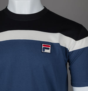 Fila Vintage Aiden T-Shirt Fila Navy/Black/Gardenia