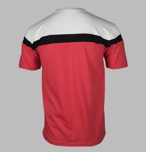 Fila Vintage Aiden T-Shirt Fila Red/Gardenia/Black