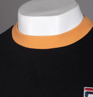 Fila Vintage Attwood Colour Block Sweatshirt Yam/Black