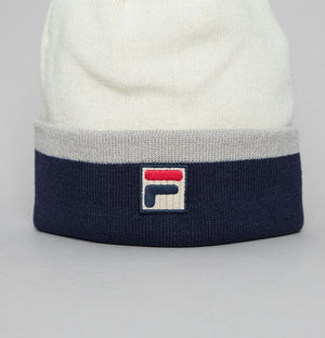 Fila Vintage Case Multi Tone Beanie Fila Navy