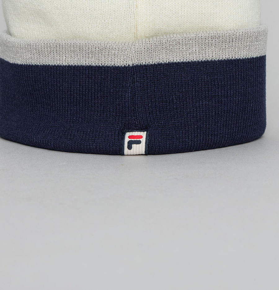 Fila Vintage Case Multi Tone Beanie Fila Navy