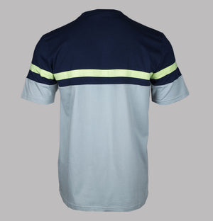 Fila Vintage Duncan T-Shirt Fila Navy/High Rise Grey/Shadow Lime