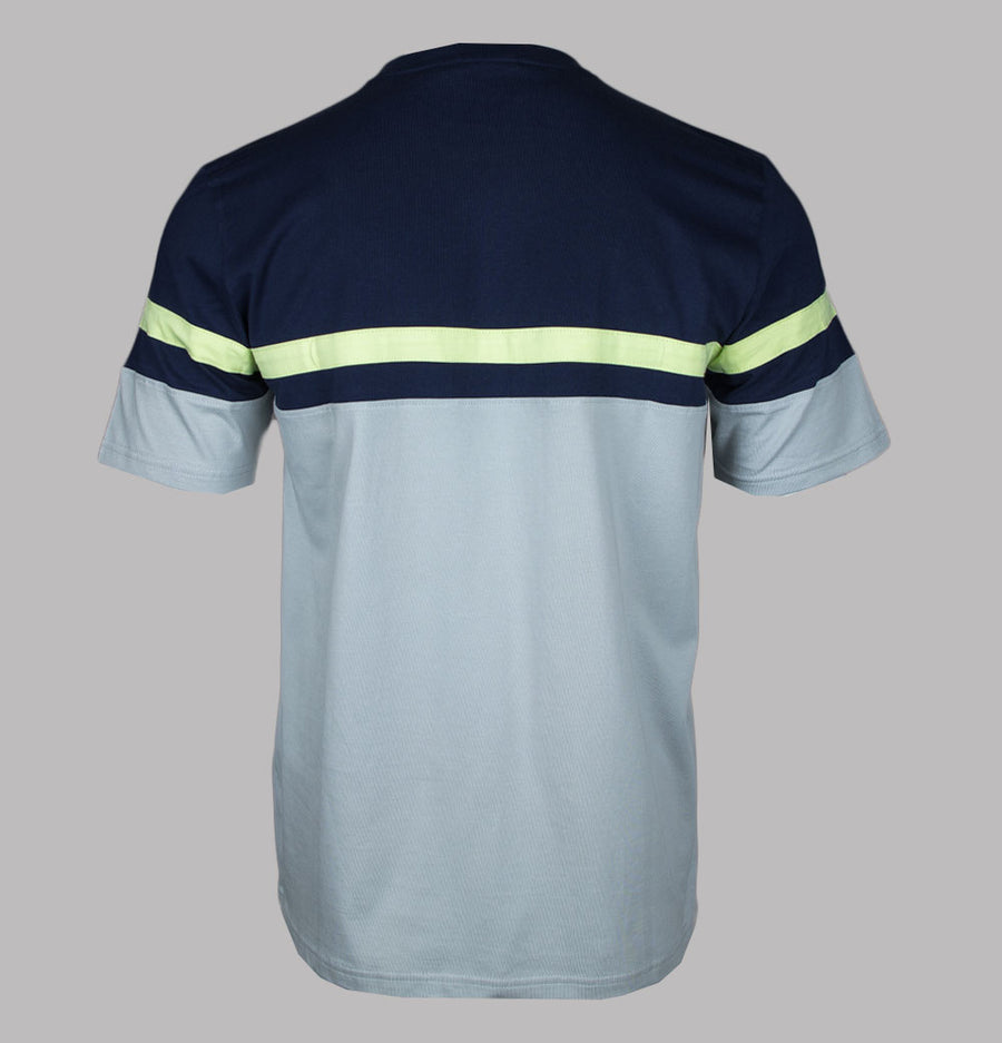 Fila Vintage Duncan T-Shirt Fila Navy/High Rise Grey/Shadow Lime