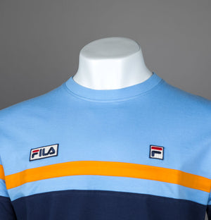 Fila Vintage Duncan T-Shirt Vista Blue/Fila Navy/Bright Marigold