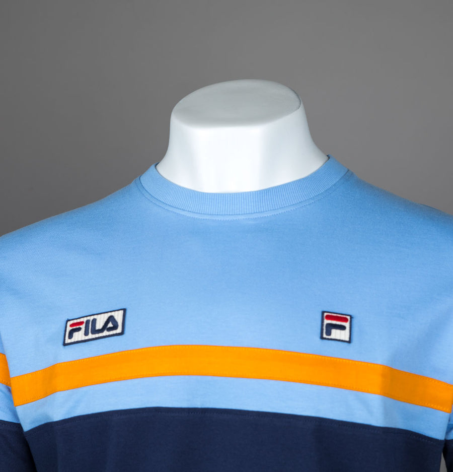 Fila Vintage Duncan T-Shirt Vista Blue/Fila Navy/Bright Marigold