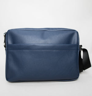 Fila Vintage Durnes Faux Leather Flight Bag Fila Navy