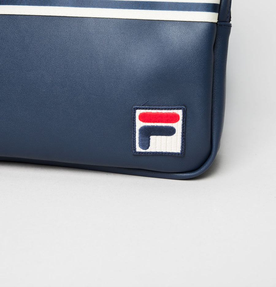 Fila Vintage Durnes Faux Leather Flight Bag Fila Navy