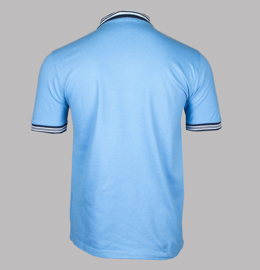 Fila Vintage Faraz Tipped Polo Shirt Visa Blue/Fila Navy/White