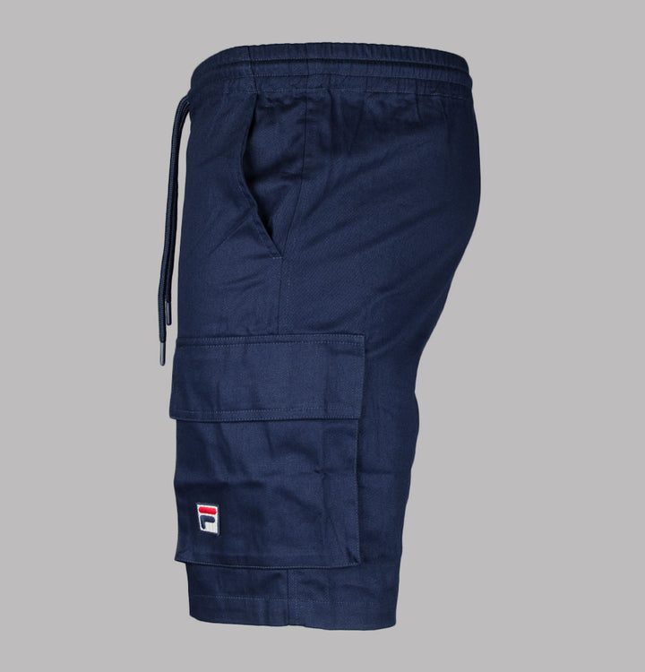 Fila Vintage Felix Cargo Shorts Fila Navy