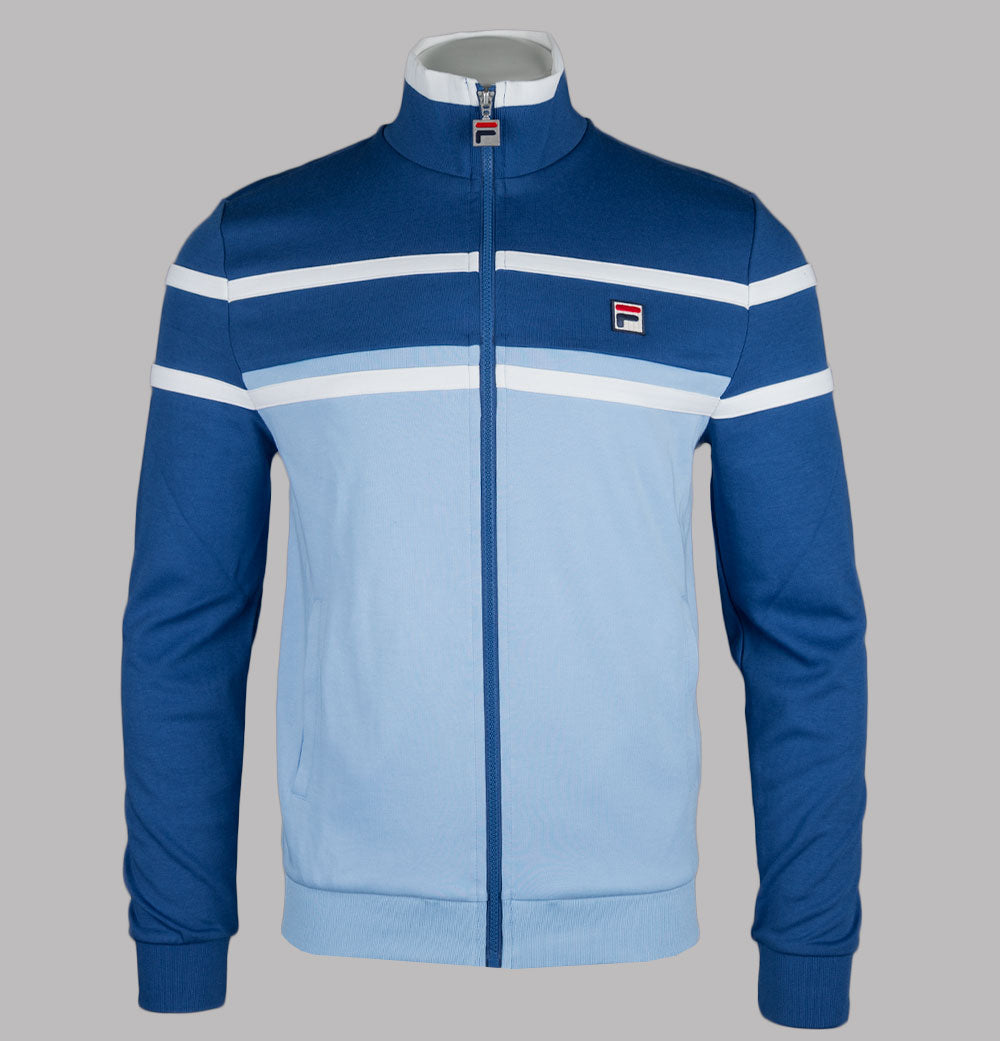 Fila Vintage Giovanni Contrast Panels Track Jacket Frozen Fjord/Limoge