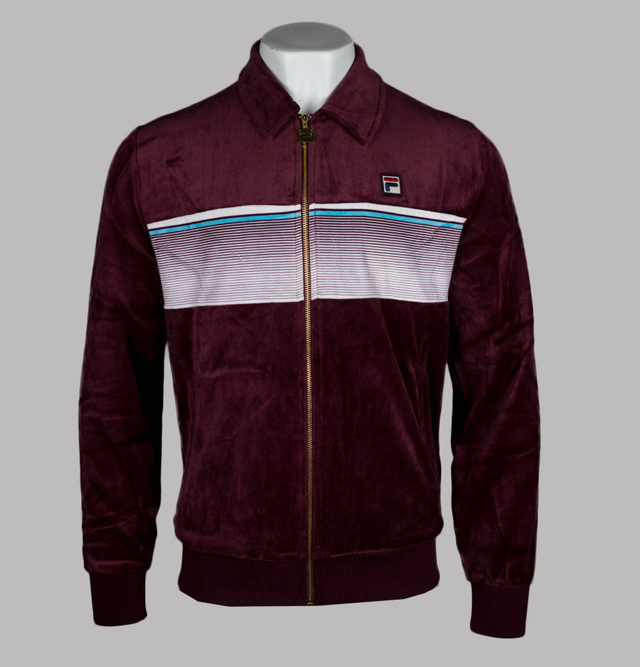 Fila Vintage Malakai Track Top Fig/Milky Blue/Gardenia