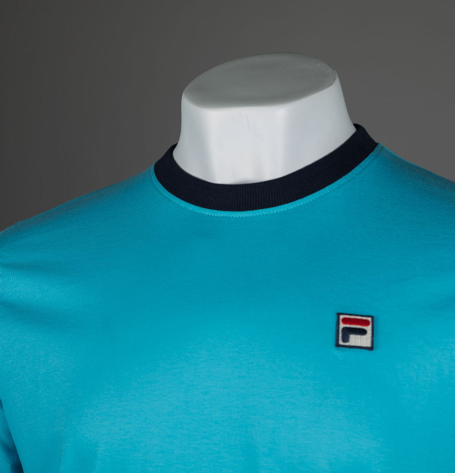 Fila Vintage Marconi Ringer T-Shirt Cyan Blue/Fila Navy