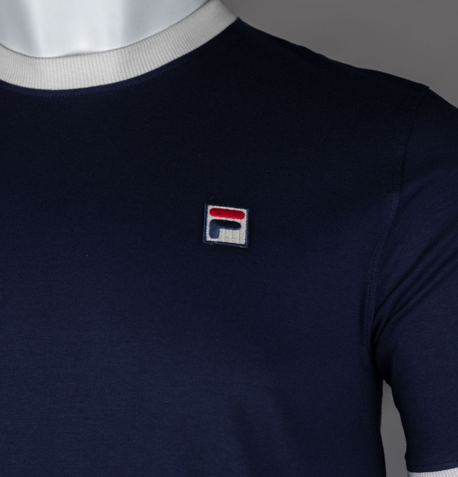 Fila Vintage Marconi Ringer T-Shirt Fila Navy/Gardenia