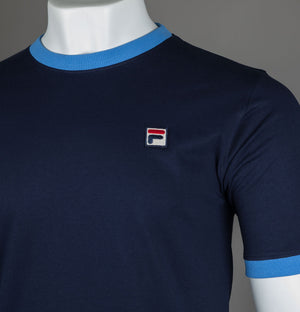 Fila Vintage Marconi Ringer T-Shirt Fila Navy/Regatta Blue