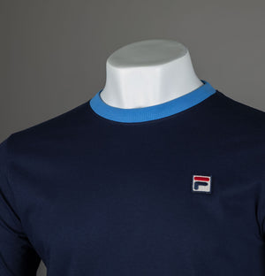 Fila Vintage Marconi Ringer T-Shirt Fila Navy/Regatta Blue