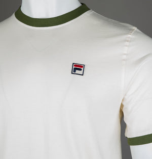 Fila Vintage Marconi Ringer T-Shirt Gardenia/Chive