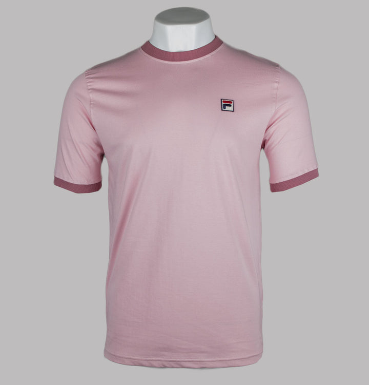 Fila Vintage Marconi Ringer T-Shirt Pink Nectar/Heather Rose