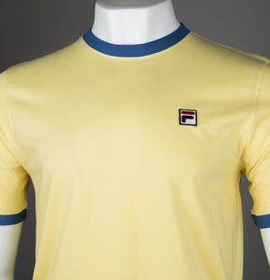 Fila Vintage Marconi Ringer T-Shirt Popcorn/Turkish Sea