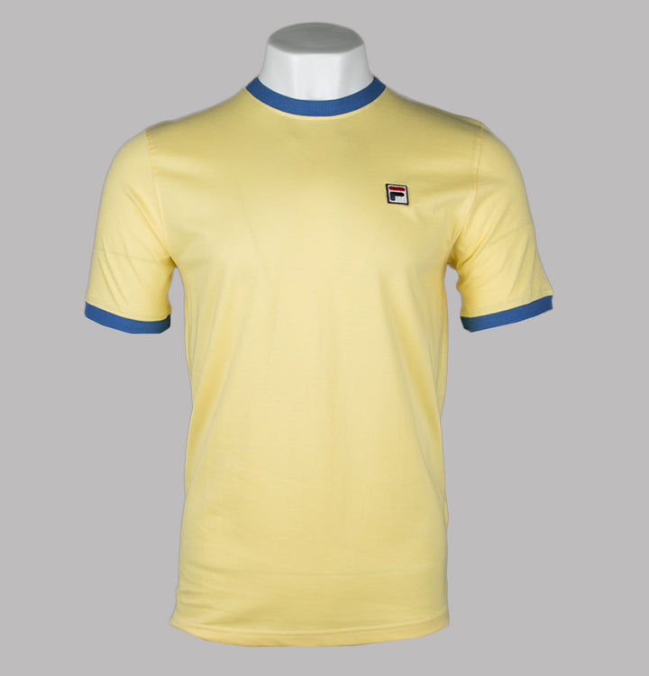 Fila Vintage Marconi Ringer T-Shirt Popcorn/Turkish Sea