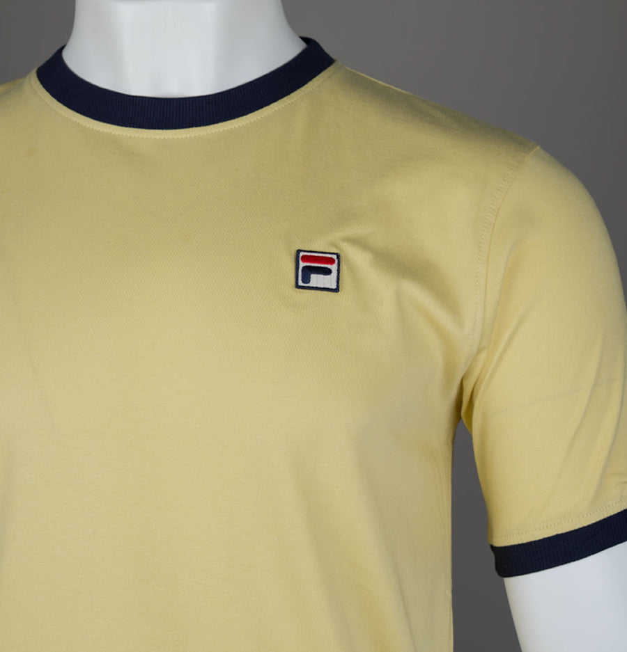 Fila Vintage Marconi Ringer T-Shirt Raffia/Fila Navy