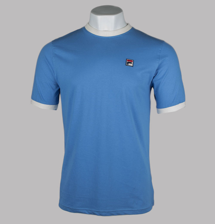 Fila Vintage Marconi Ringer T-Shirt Regatta Blue/Gardenia