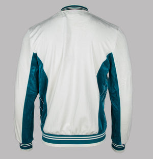 Fila Vintage Miguel Velour Archive Track Top Gardenia/Deep Lagoon