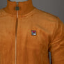 Fila Vintage Nero Velour Track Top Pumpkin Spice