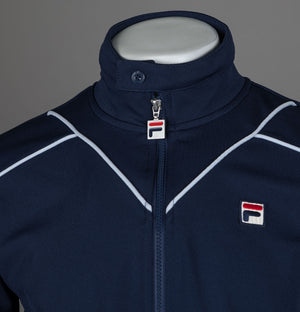 Fila Vintage Noble Piping Track Top Fila Navy/White