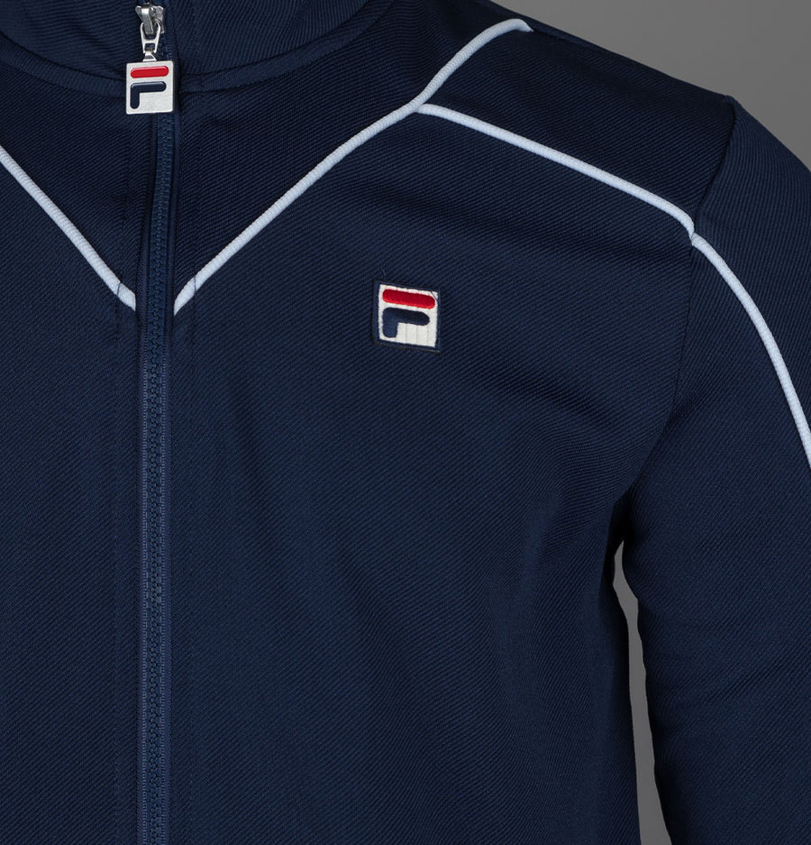 Fila Vintage Noble Piping Track Top Fila Navy/White