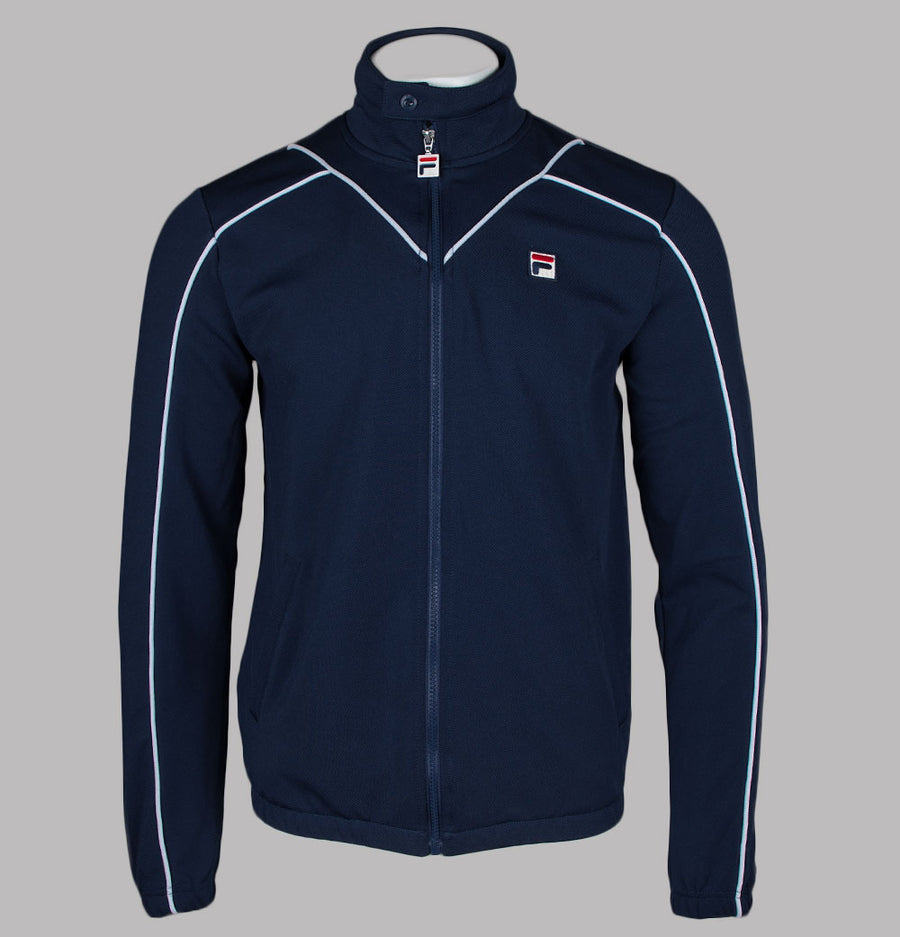 Fila Vintage Noble Piping Track Top Fila Navy/White