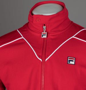 Fila Vintage Noble Piping Track Top Fila Red/White