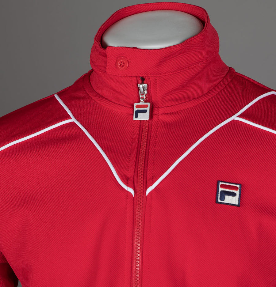 Fila Vintage Noble Piping Track Top Fila Red/White
