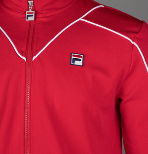 Fila Vintage Noble Piping Track Top Fila Red/White