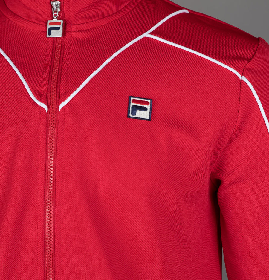 Fila Vintage Noble Piping Track Top Fila Red/White