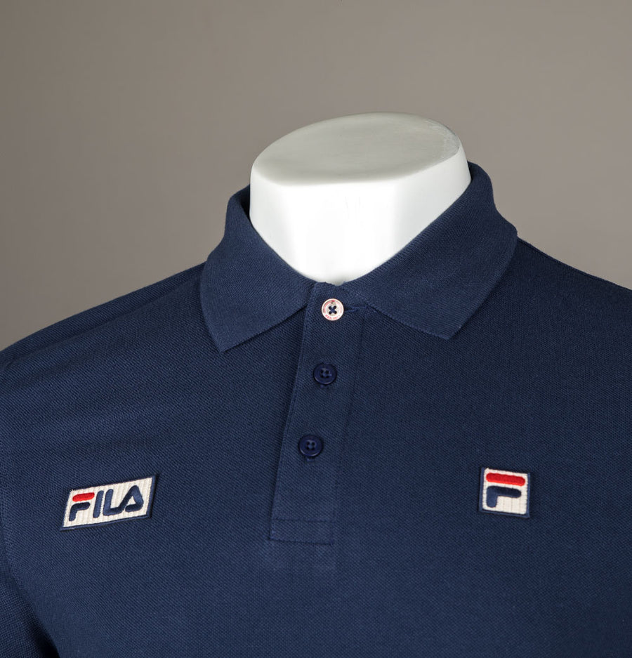 Fila Vintage Pablo Polo Shirt Fila Navy/Lemonade