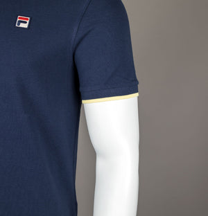 Fila Vintage Pablo Polo Shirt Fila Navy/Lemonade