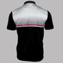 Fila Vintage Paco Zip Velour Polo Shirt Black/Gardenia/Fila Red