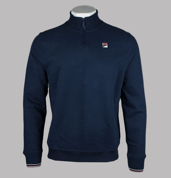 Fila Vintage Ramy 1/4 Zip Sweatshirt Fila Navy